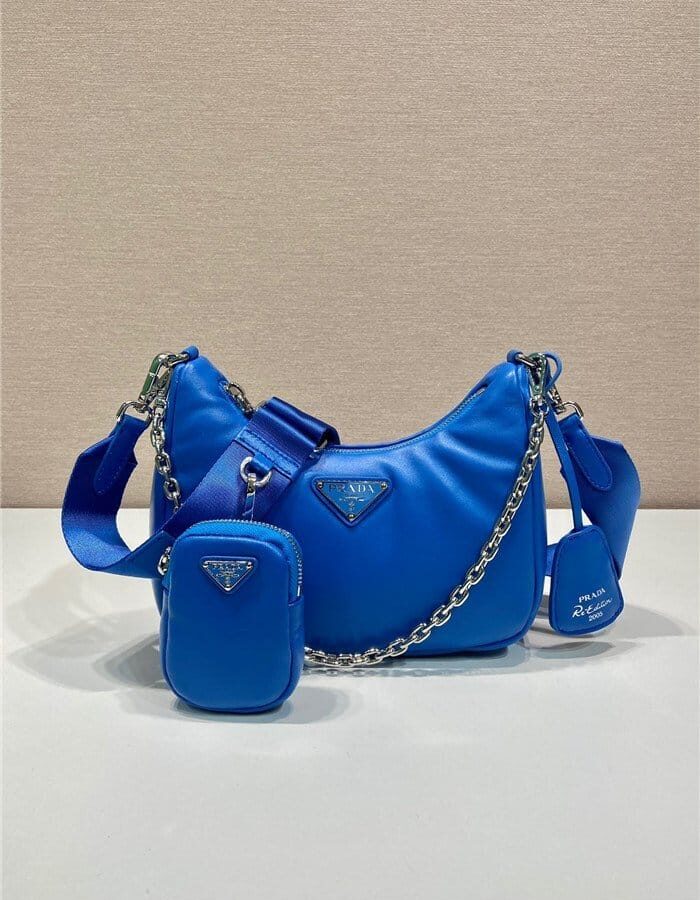 PRADA 프라다 호보백 테수토 체인스트랩 (양가죽) 1BH204 2COLOR