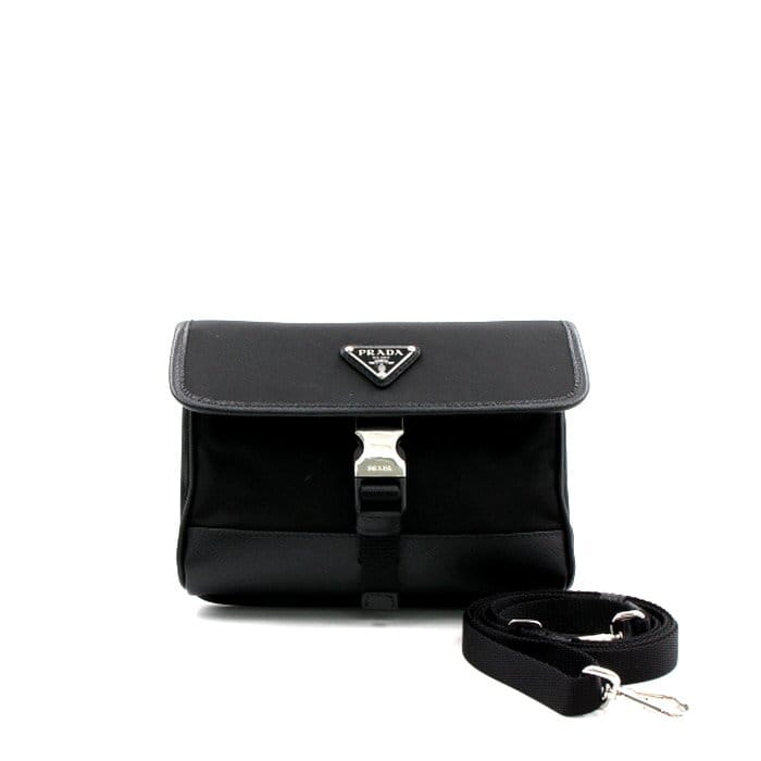 PRADA 프라다 테수토 리나일론 사피아노 크로스 숄더백 1BD235