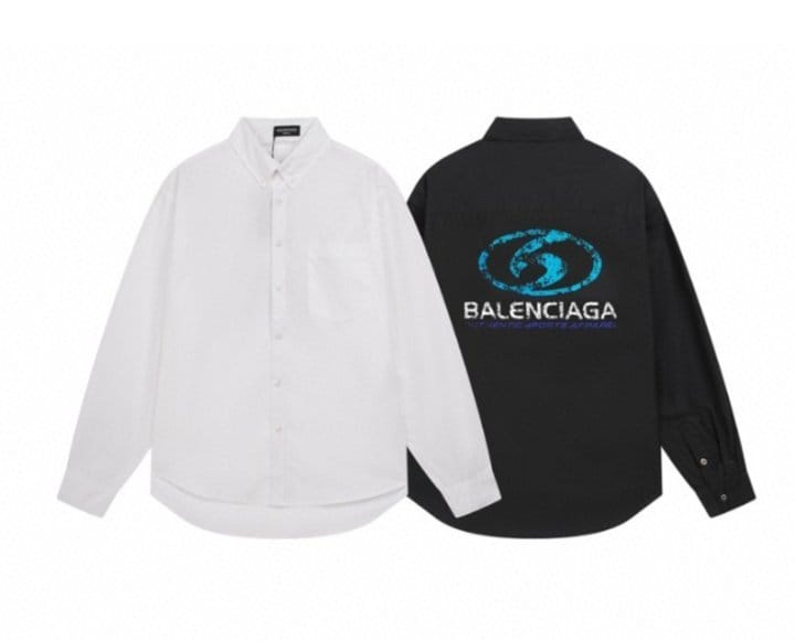 BALENCIAGA 발렌시아가 서퍼 로고 셔츠