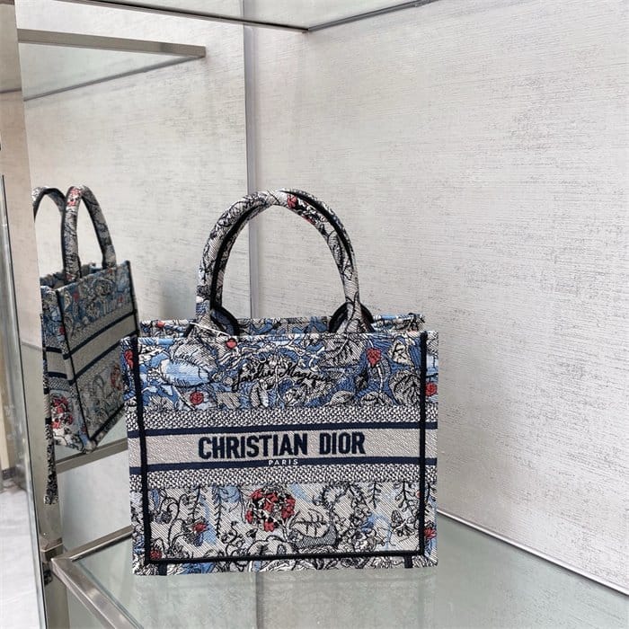 DIOR 디올 오블리크 스몰 북 토트백 M1286