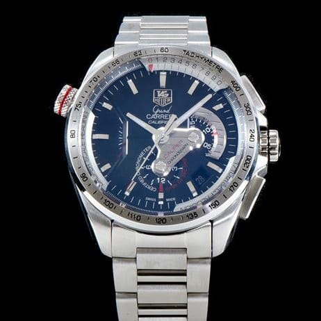 TAG HEUER 태그호이어 그랜드 까레라 칼리버 RS2 칼리버 크로노그래프 스크래치 방지 사파이어 크리스탈 글라스 최고급 옵션 tag0049 - TAG Heuer Grand Carrera Calibre 36 RS on Bracelet