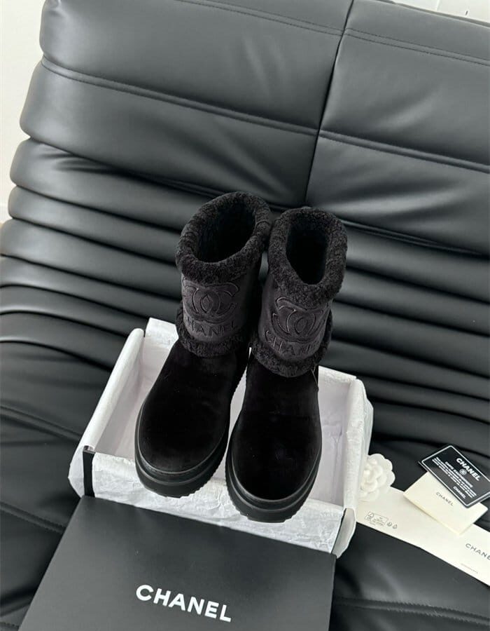 CHANEL 샤넬 여성용 스노우 부츠 C76857-2 2024/신상 2COLOR