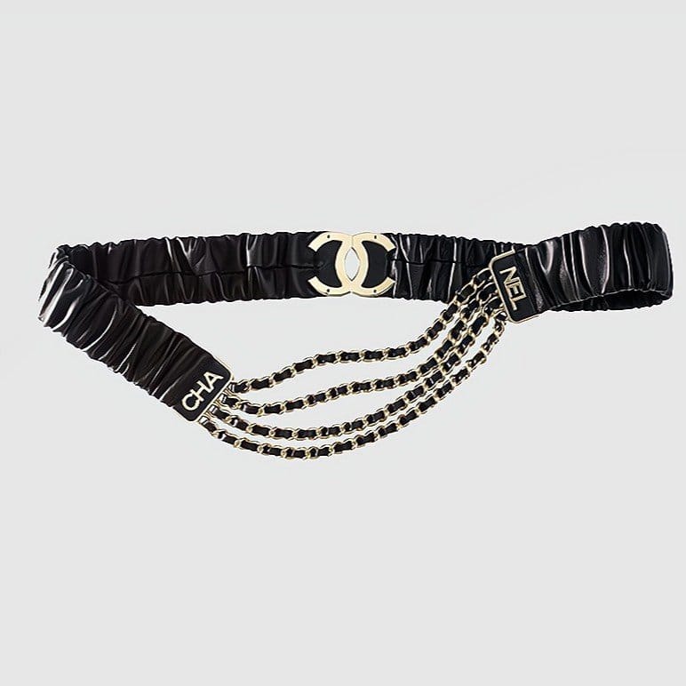 CHANEL 샤넬 CC 스트레치 벨트 AA7924 (30mm)