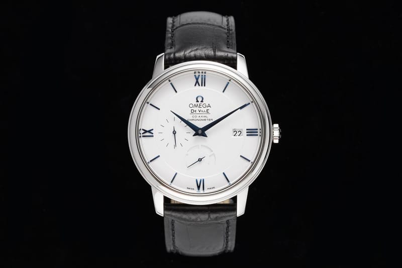 OMEGA 오메가 드빌 화이트 골드 가죽밴드 3COLOR