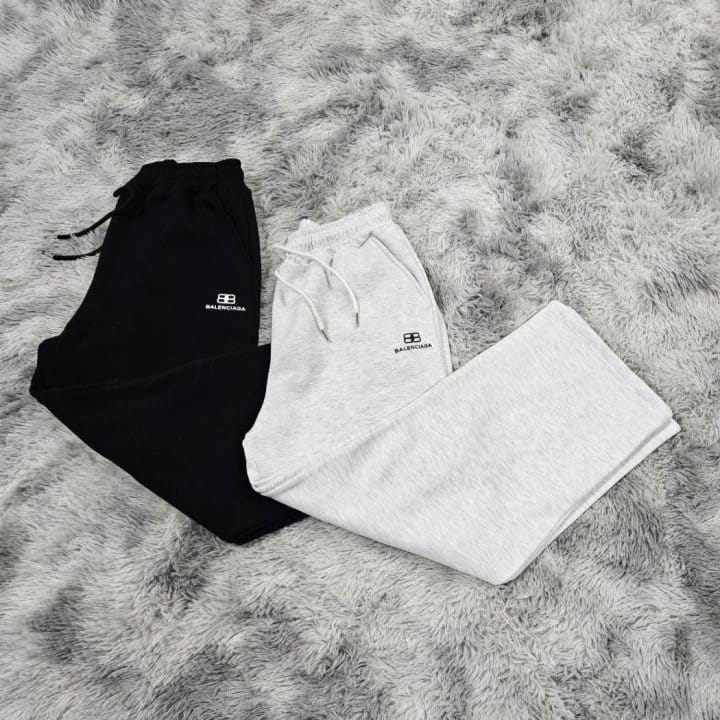 BALENCIAGA 발렌시아가 체인 기모 와이드 팬츠