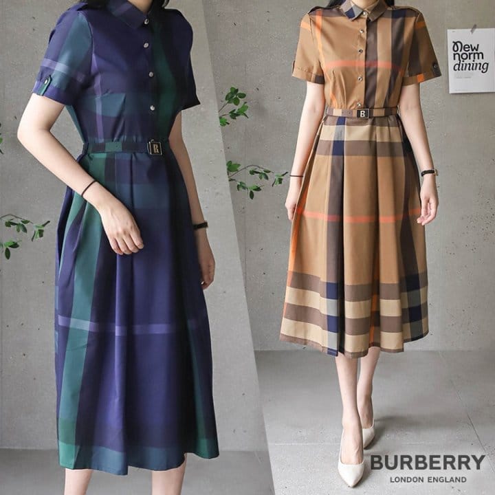 BURBERRY 버버리 원피스 벨트포함