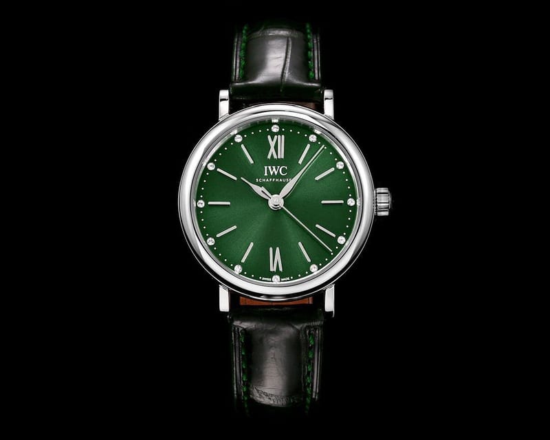 IWC 아이더블유씨 포르토피노 34 실버 그린다이얼