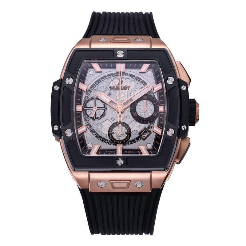 HUBLOT 위블로 스피릿 오브 빅뱅 블랙 로즈골드 42mm 642.OM.0180.RX