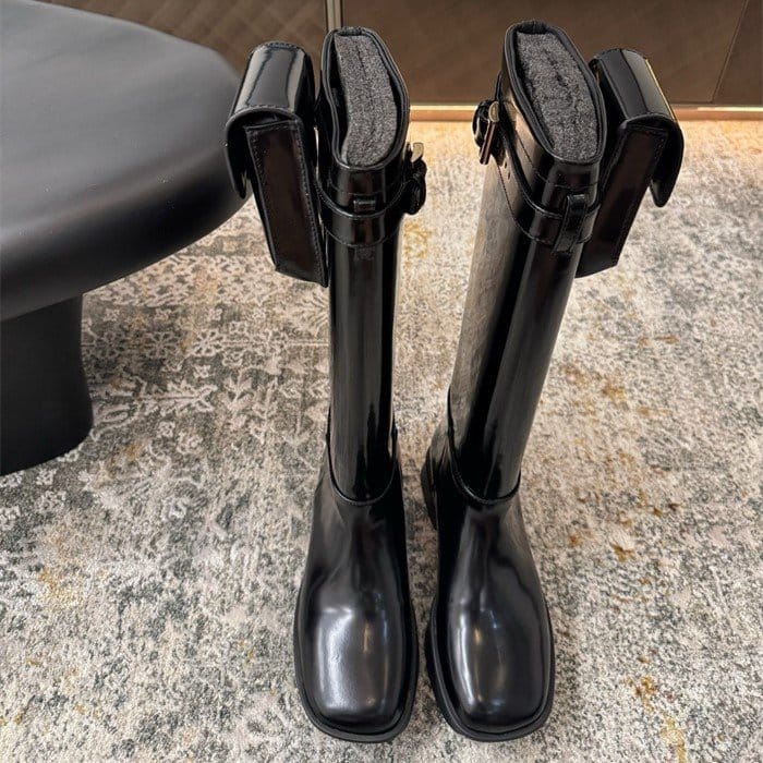 PRADA 프라다 여성용 부츠 (굽높이4.5CM) P19363