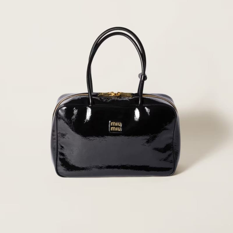 MIUMIU 미우미우 나플락 페이턴트 가죽 보백 5BB117 2COLOR