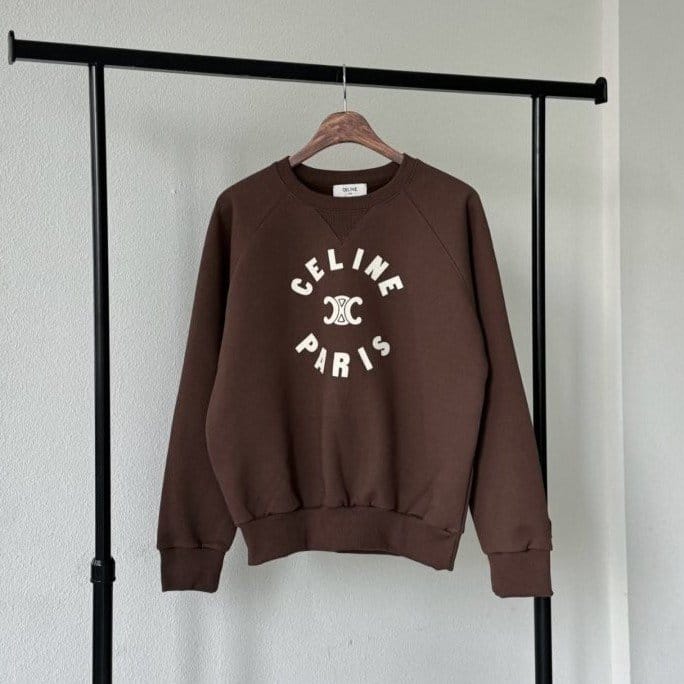 CELINE 셀린느 카카오 기모 맨투맨