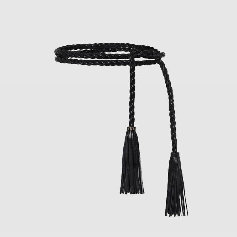 VALENTINO 발렌티노 로프 웨빙 랩 벨트 (10mm) 2COLOR