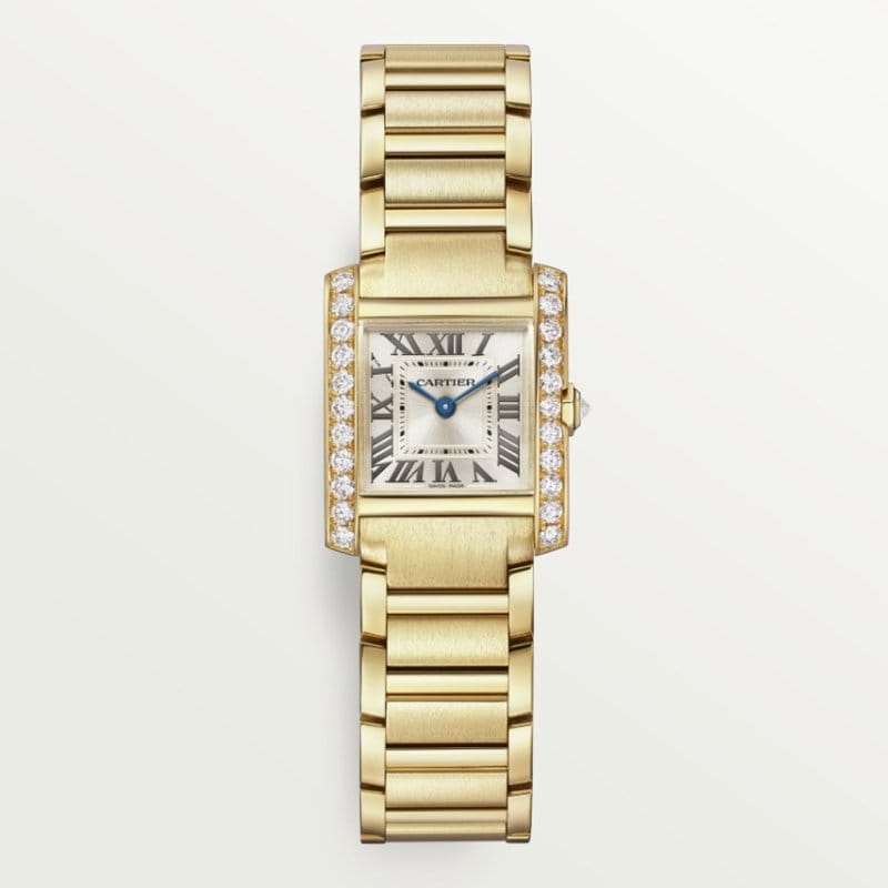 CARTIER 까르띠에 탱크 프랑세즈 워치 small 쿼츠 시계 WJTA0039