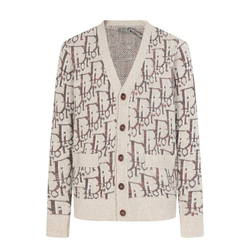 DIOR 디올 M12 캐시미어 오블리크 가디건