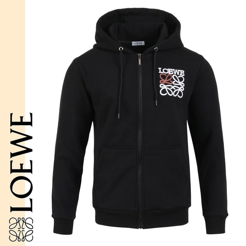 LOEWE 로에베 아나그램 자수 후드집업
