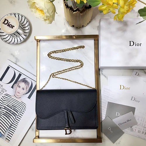 DIOR 디올 새들 체인 클러치 M9012 22CM