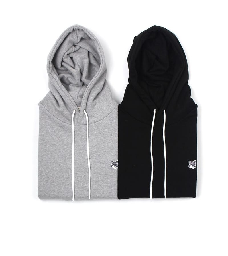 MAISON KITSUNE 메종키츠네 블랙 헤드 후드 2COLOR