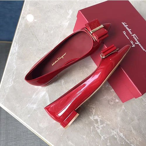 FERRAGAMO 페레가모 더블보우 플랫 M1620-4