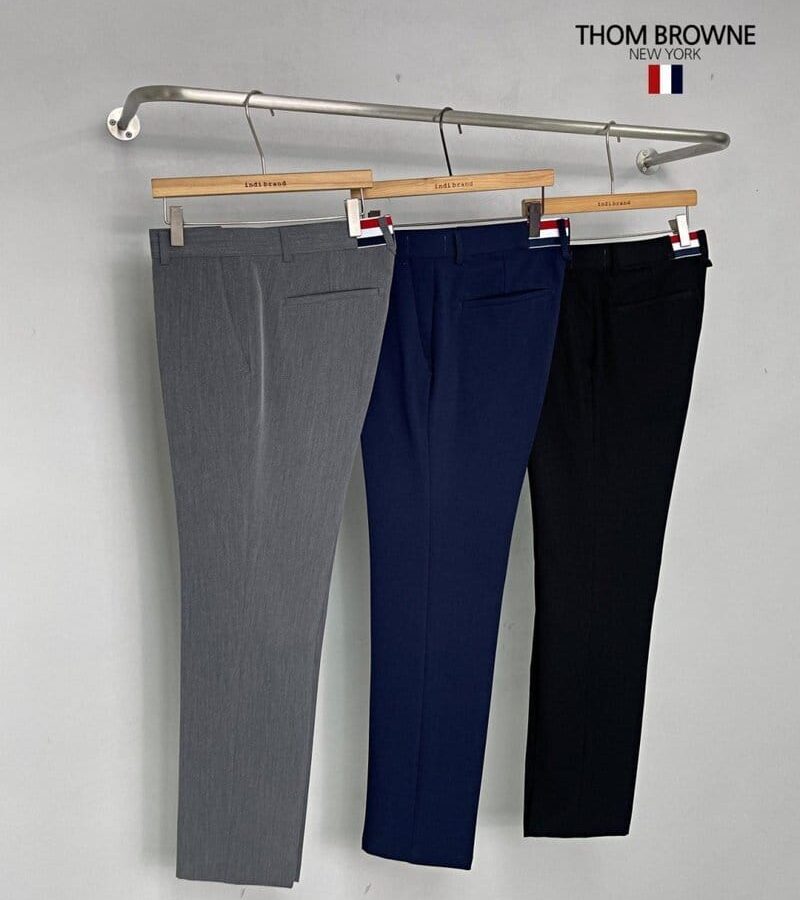 THOM BROWNE 톰브라운 뒷밴딩 삼선 슬랙스 팬츠