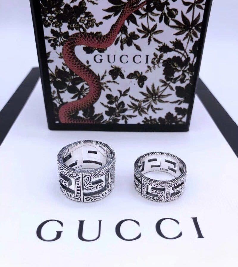 GUCCI 구찌 925실버 남녀공용 반지 14~26호