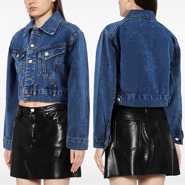 MAISON MARGIELA 메종마르지엘라 크롭 데님 자켓 2COLOR