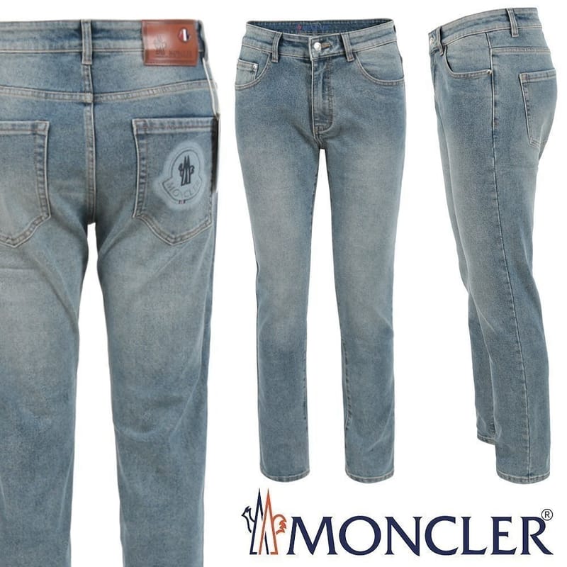 MONCLER 몽클레어 노블 시그니처 워싱 슬림 일자진