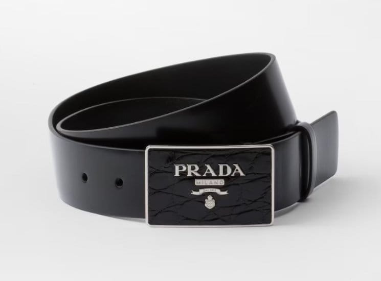 PRADA 프라다 사피아노 가죽 벨트 2COLOR