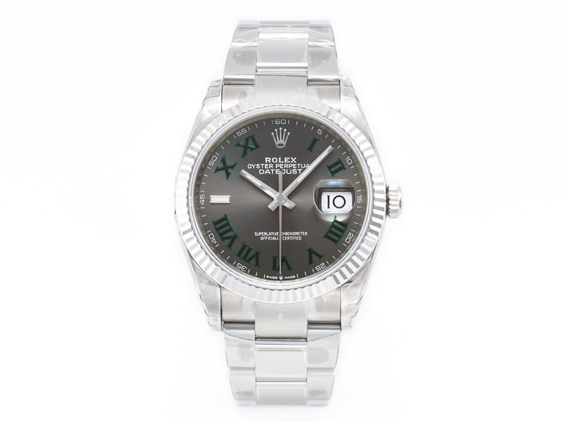 ROLEX 로렉스 데이저스트 그레이 윔블던 로만 다이얼 SS 오이스터 41mm 최신 V2버전 126334