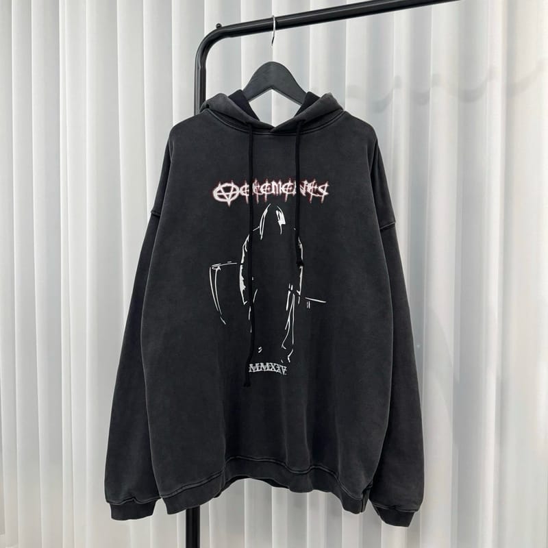 VETEMENTS 베트멍 리퍼 로고 후디