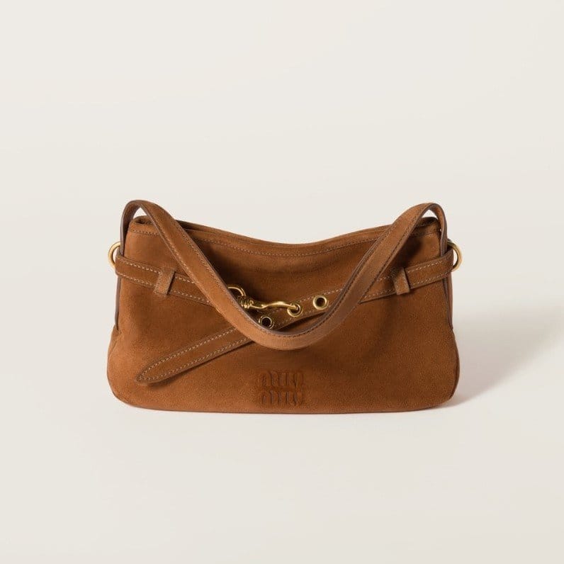 MIUMIU 미우미우 스웨이드 아방뛰르백 5BC182 2COLOR