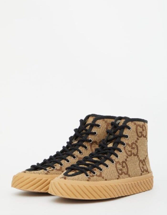 GUCCI 구찌 여성용 맥시 GG 하이탑 스니커즈