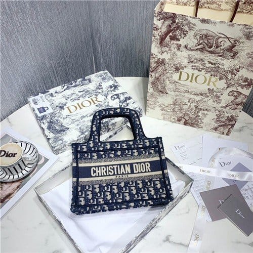 DIOR 디올 미니 북 토트백 D50337-2