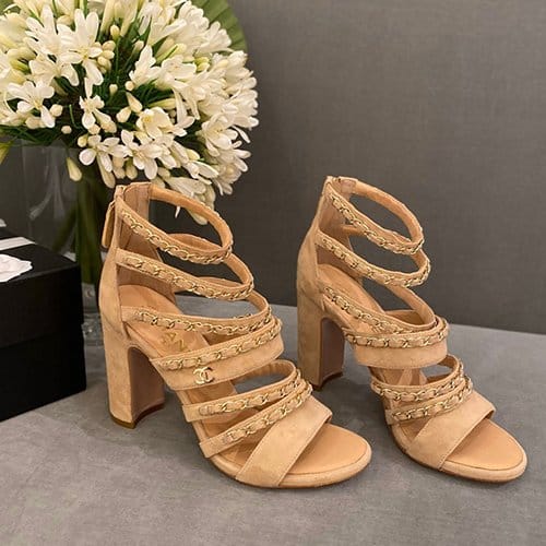 CHANEL 샤넬 여성용 샌들 굽높이9CM C14910-1 2020/신상