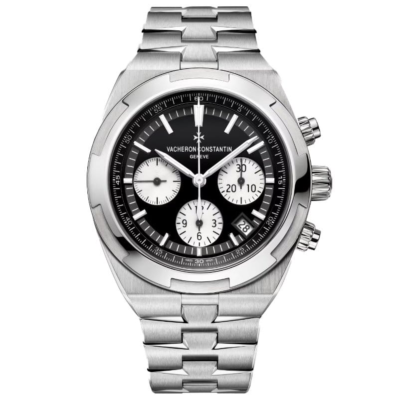 VACHERON CONSTANTIN 바쉐론콘스탄틴 오버시즈 크로노그래프 41mm 블랙 다이얼 오토매틱 메탈시계 5500V110A-B481