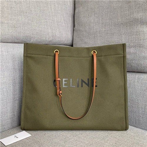 CELINE 셀린느 캔버스 쇼핑백 C56055