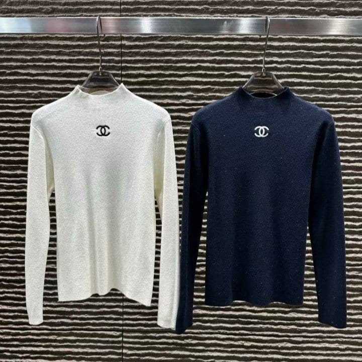 CHANEL 샤넬 폴라 니트