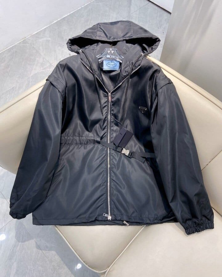 PRADA 프라다 리나일론 블루종 자켓