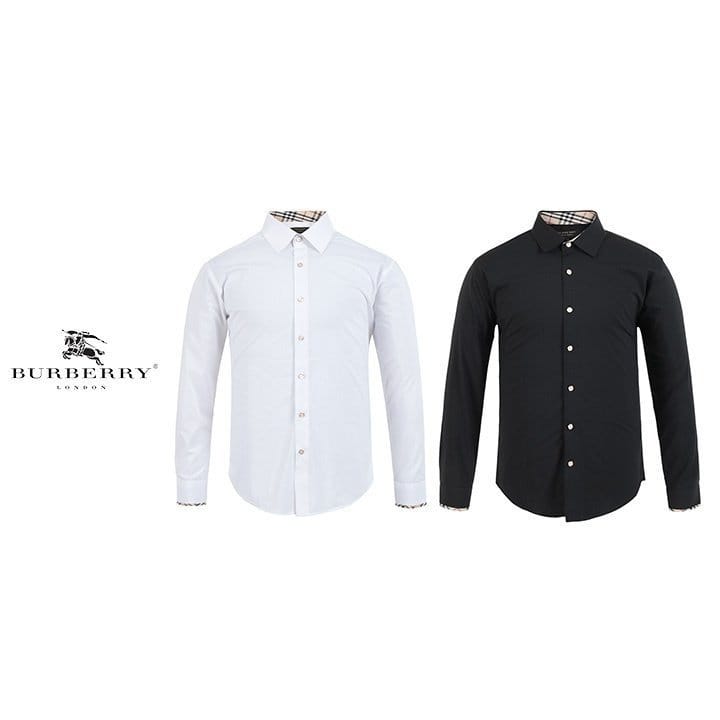 BURBERRY 버버리 체크 포인트 셔츠