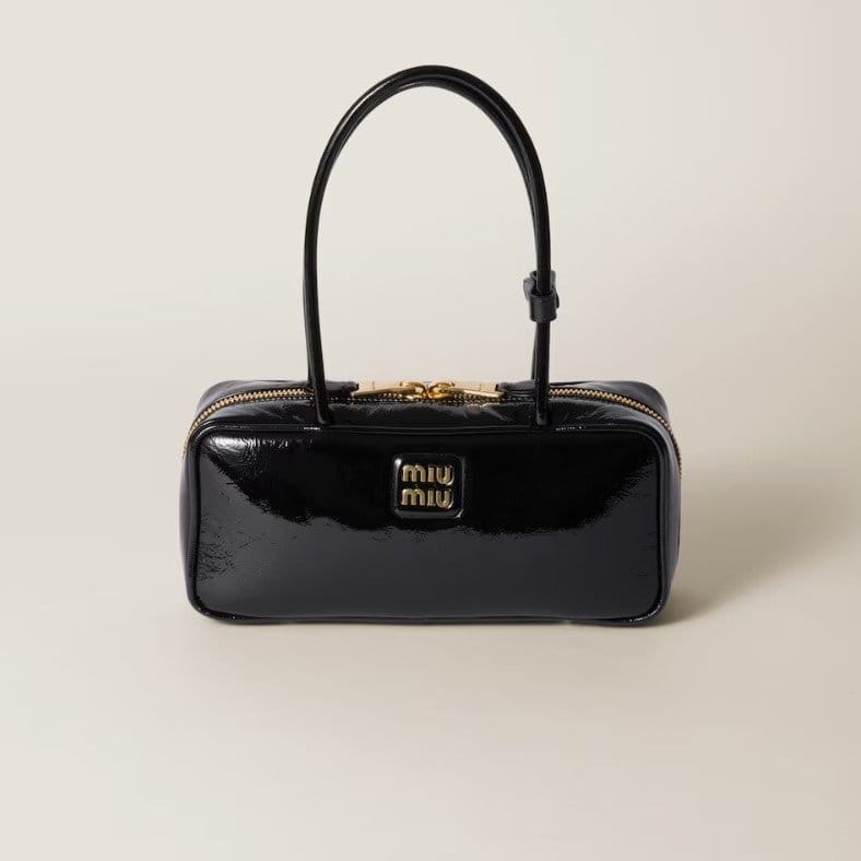 MIUMIU 미우미우 나플락 페이턴트 가죽 보백 5BB173 2COLOR