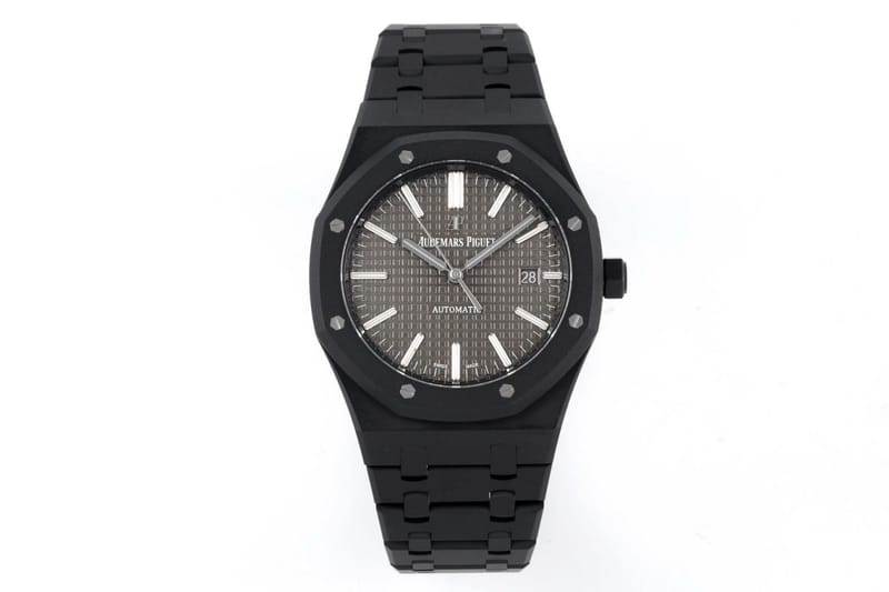AUDEMARS PIGUET 오데마피게 로얄오크 블랙 그레이 다이얼 DLC 15400