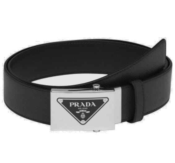 PRADA 프라다 사피아노 가죽 벨트