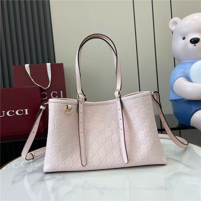 GUCCI 구찌 GG 엠블럼 스몰 토트백 815214