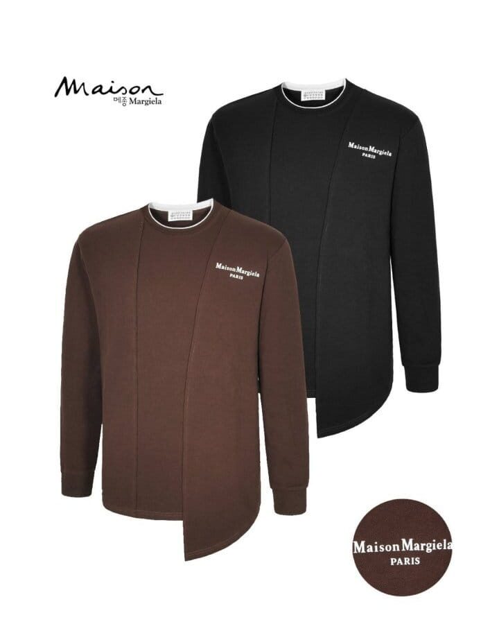 MAISON MARGIELA 메종마르지엘라 로고 맨투맨