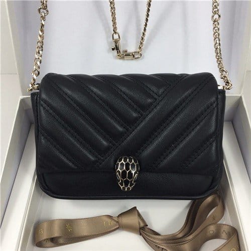 BULGARI 불가리 세르펜티 카보숑 미니 숄더백 BV288760-1