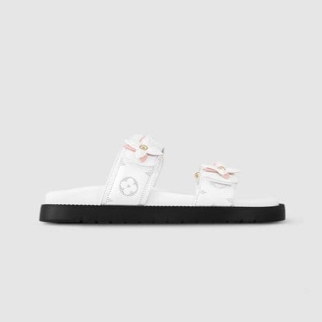 LOUIS VUITTON 루이비통 여성용 선셋 플랫 컴포트 뮬 1AD7ZQ 2COLOR