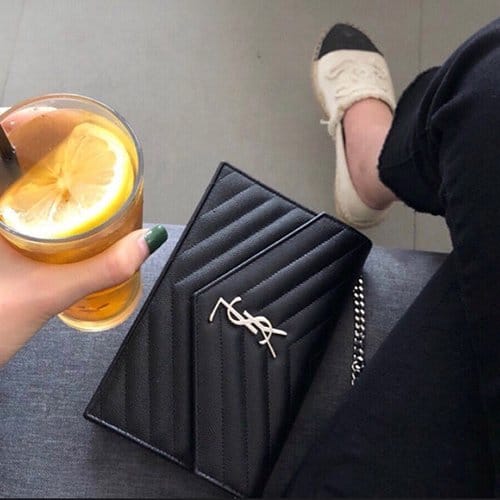 SAINT LAURENT 생로랑 WOC 미니 체인백 Y393953-5