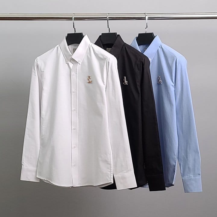 MAISON KITSUNE 메종키츠네 칠랙스폭스 옥스포드 셔츠