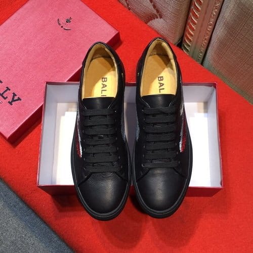 BALLY 발리 리프 자수 스니커즈