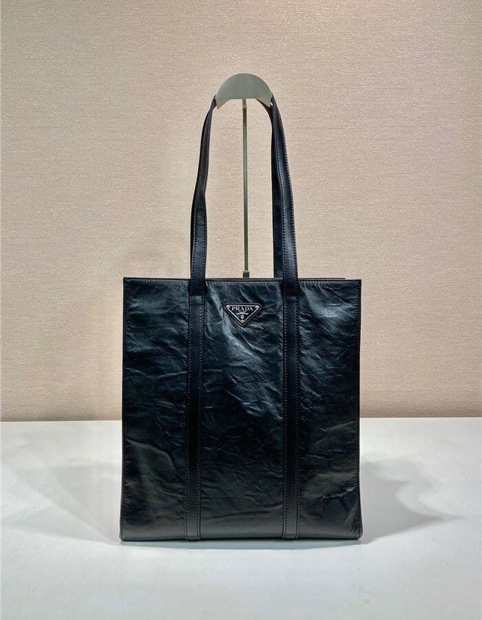 PRADA 프라다 스몰 앤티크 나파 가죽 토트백 1BG4 3COLOR