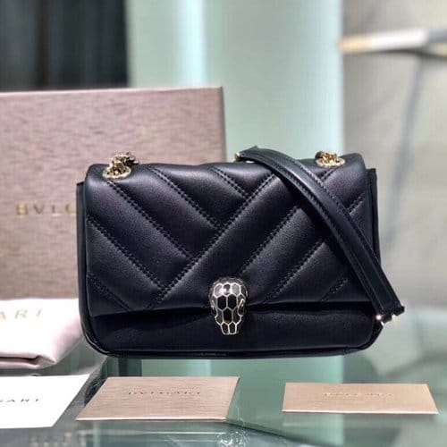 BULGARI 불가리 세르펜티 카보숑 숄더백 BV287983-2